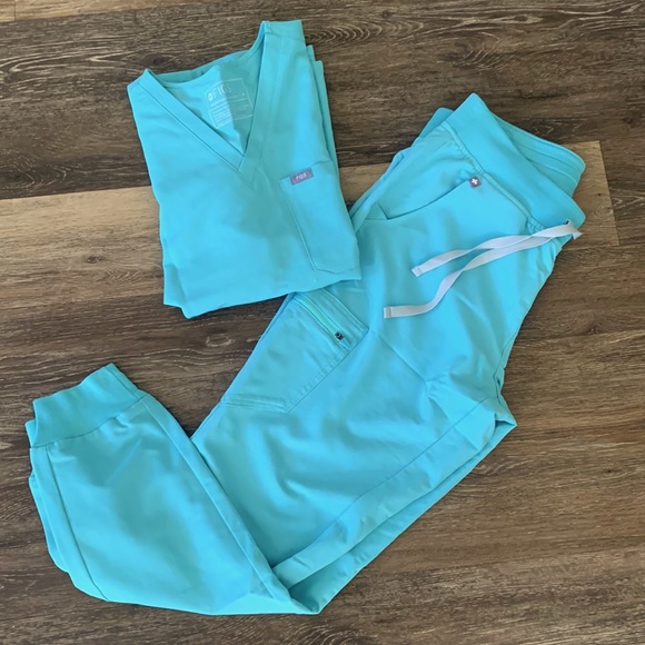 Figs Other Figs Seafoam Green Jogger Scrubs Set Size Medium Poshmark